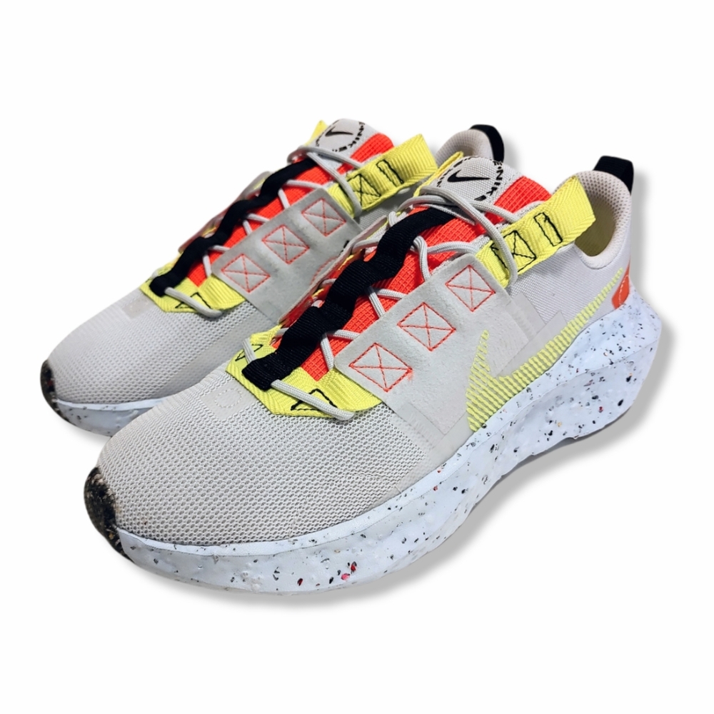 NIKE Women's Crater Impact Regrind Running Shoes Football Grey Size 10 US